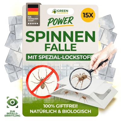 Green Guardia Spinnen Falle mit Spezial-Lockstoff: 15