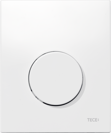 Tece loop Urinal-Betätigungsplatte Kst. mit Kartusche Weiß glzd., 9242600 9242600
