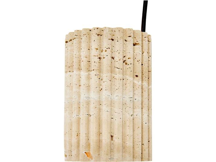 Wandlampe Scarla Travertine Travertine B 12 cm - Wandlampe