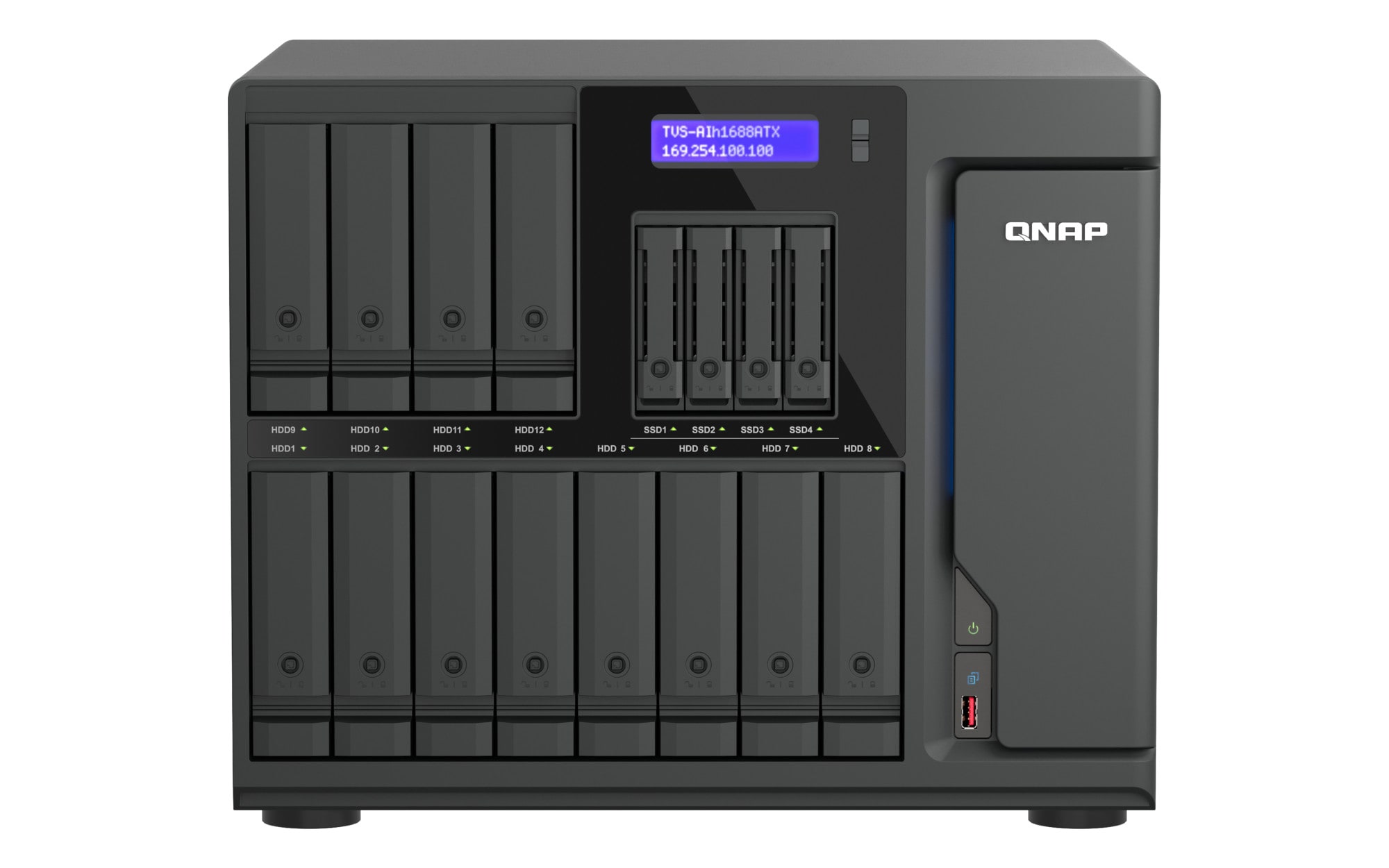 QNAP TVS-AIh1688ATX-U7-32G NAS System 12-Bay + 4x NVMe Thunderbolt 5