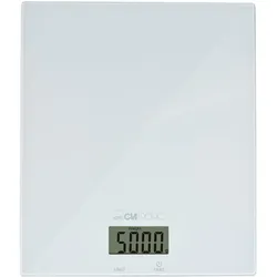 CLATRONIC LCD Küchenwaage - weiß
