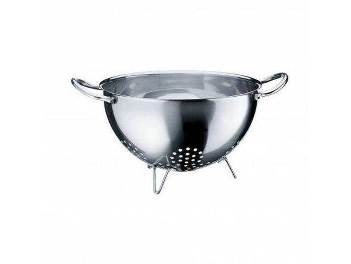 WMF Seiher, Edelstahlfarben, Metall, grosse Löcher, Küchenzubehör, Küchenhelfer, Küchensieb