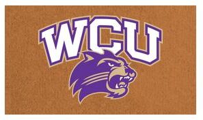 Evergreen Western Carolina University Full Color Indoor/Outdoor Coir Mat