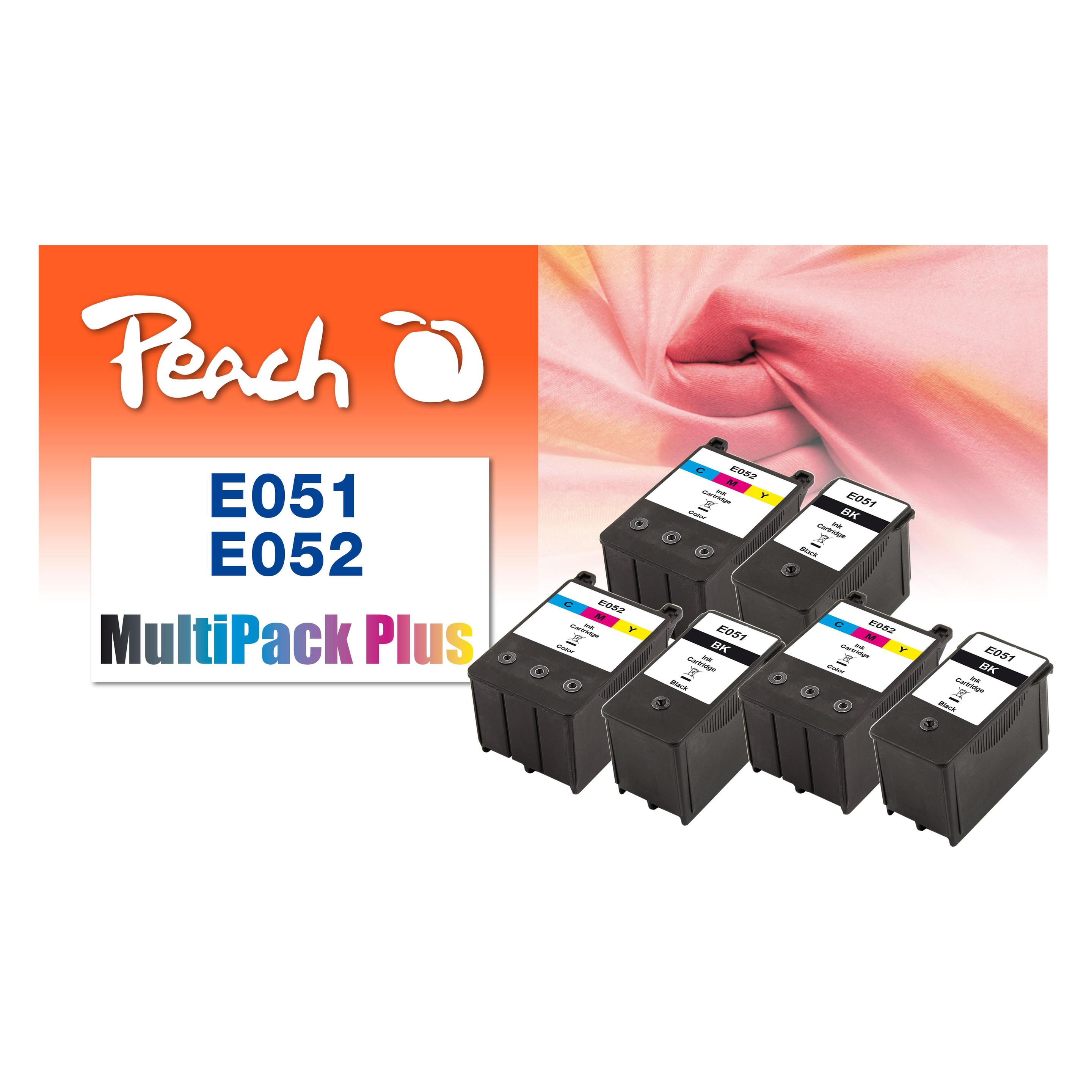 Peach Spar Pack Plus Tintenpatronen kompatibel zu Epson T051, T052 (33150753)