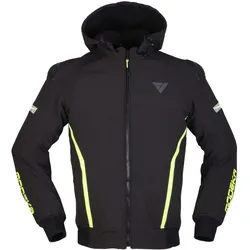 Modeka Clarke Sport Hoodie Schwarz Gelb Gr. XL