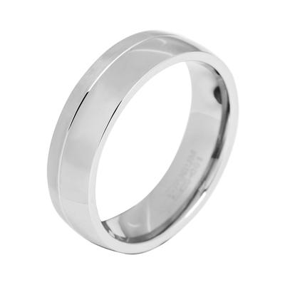 Partnerring AKZENT "Endless Happiness, silberfarbig, langlebig" Gr. 70, silber (silberfarbig), Fingerringe, Herren, 70, Titan