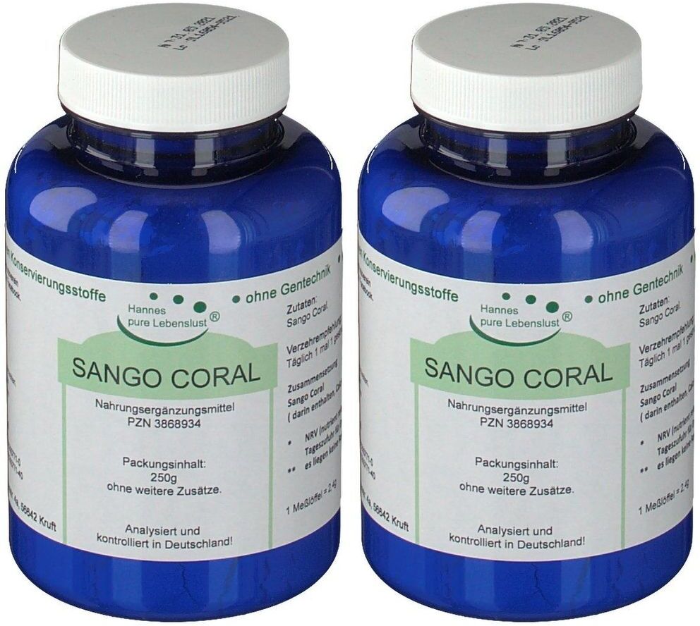 Pure Sango Coral pur Pulver 2x 2x250 g