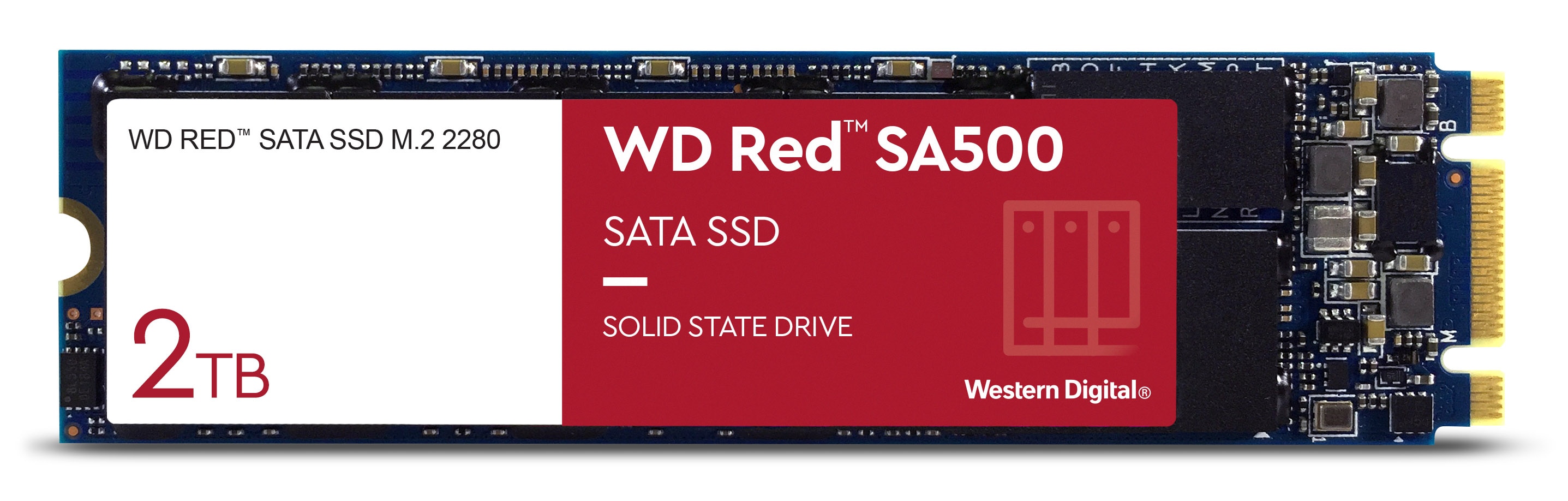 SanDisk WD Red SA500 NAS SSD 2 TB M.2 2280 SATA WDS200T1R0B-68A4Z0