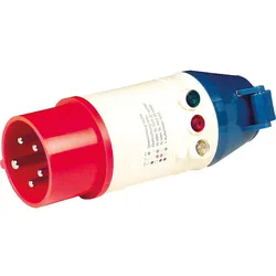 CEE-Prüf-Adapter TV416 mit Drehfeldrichtungsanzeige 16A Testboy