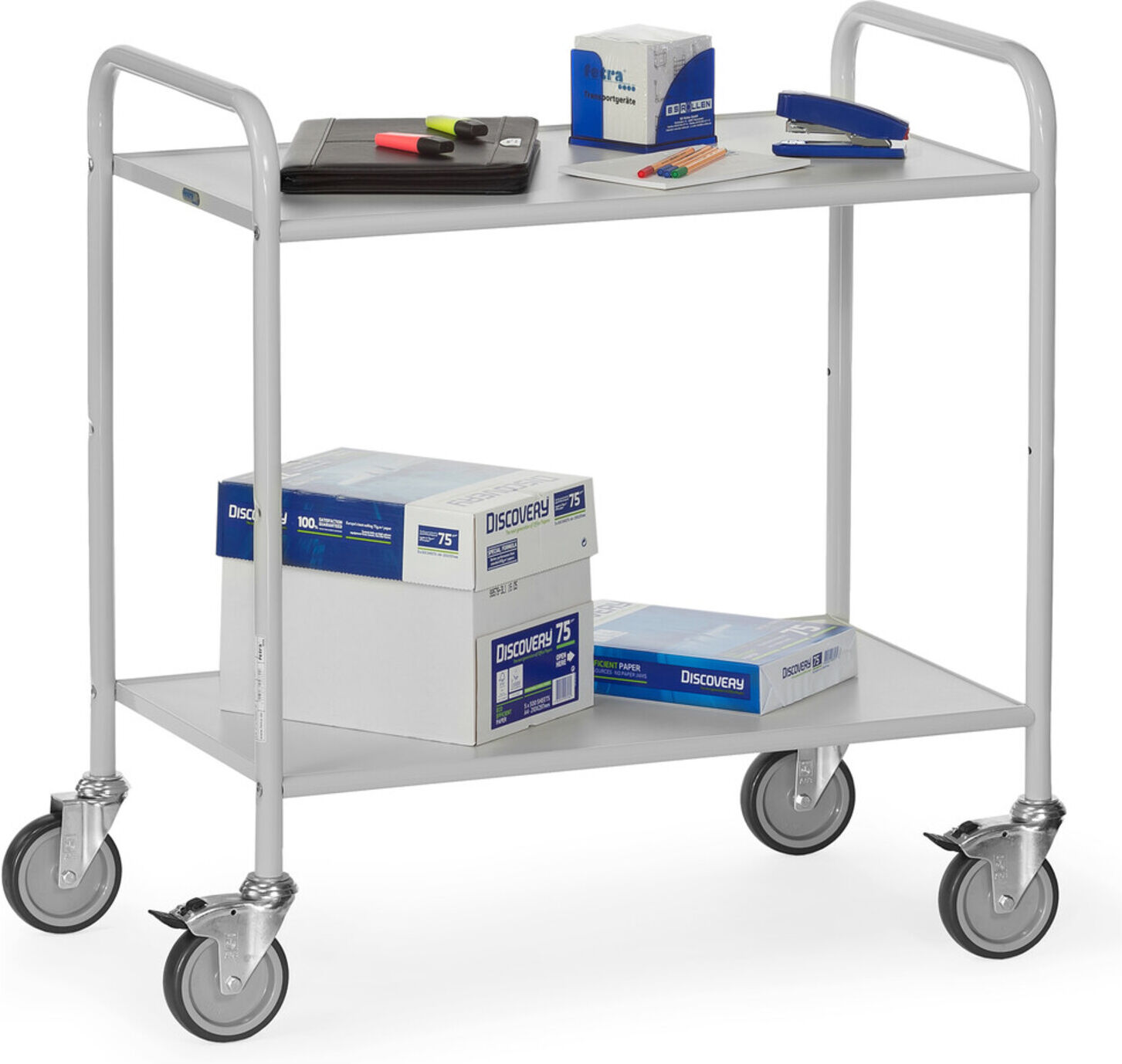 fetra Bürowagen 4880 - Tragkraft 150kg TPE-Reifen)