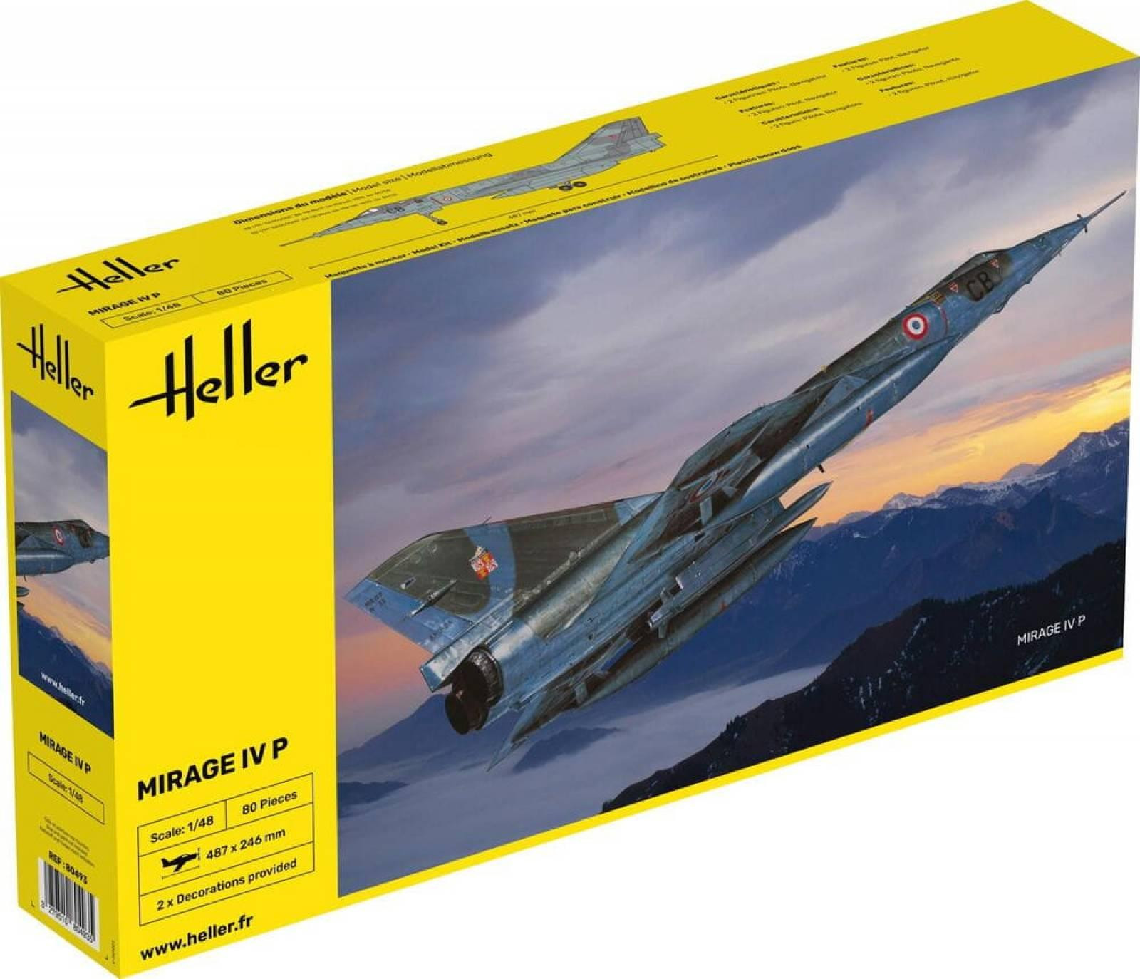 Heller Joustra Dassault Mirage IV schaalmodel 1:48