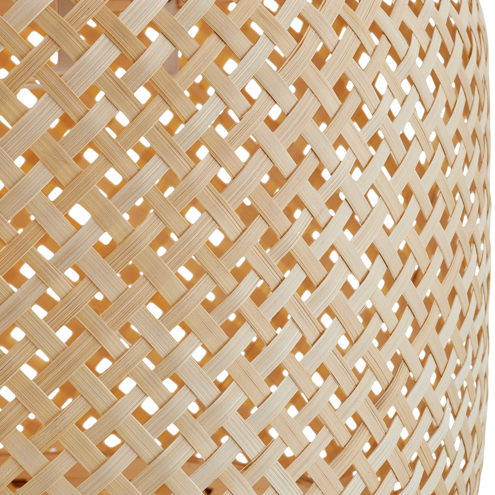 TecTake GmbH Hanglamp Lignea Lux van bamboe in boho-stijl, bruin