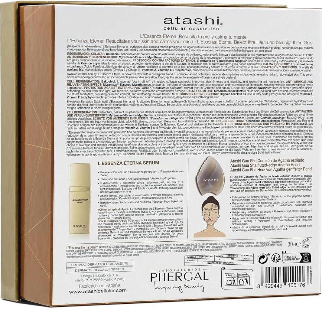 Atashi Cofre L'Essenza Eterna Antiedad Sérum + gua Sha