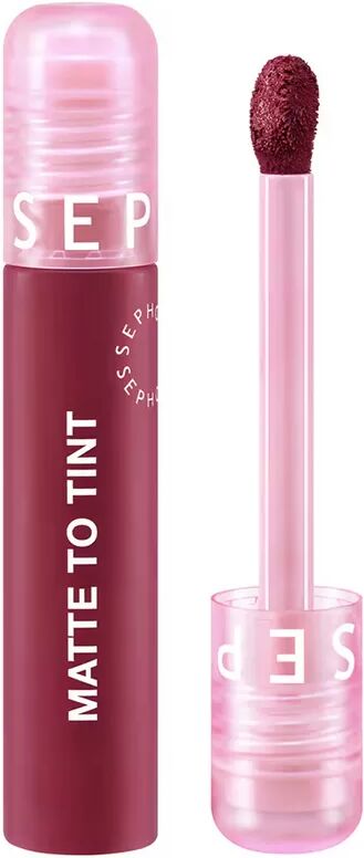 SEPHORA - Matte To Tint - Matter weichzeichnender Lip Tint, 6 ml,  Almost berry