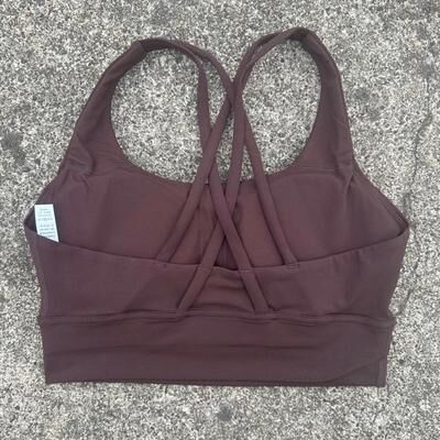 Uplifted Finds High Strength Shockproof Cross Back Yoga Fitness Vest distilled Coffee s