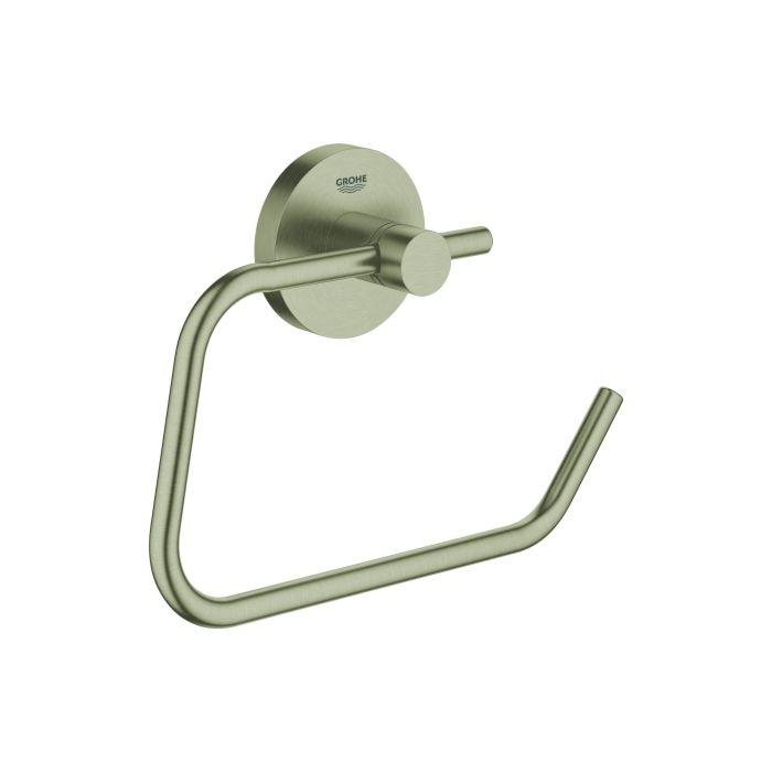 Grohe Essentials WC-Papierhalter 40689EN1 nickel gebürstet, ohne Deckel, verdeckte Befestigung
