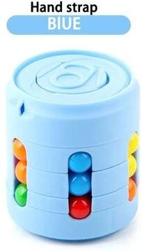 Uplift Picks Magic Bean Colorful Fidget Spinner Stress Relief Toy blue