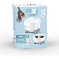 Catit - Combo Kit Pixi - White, Futternapf Zubehör