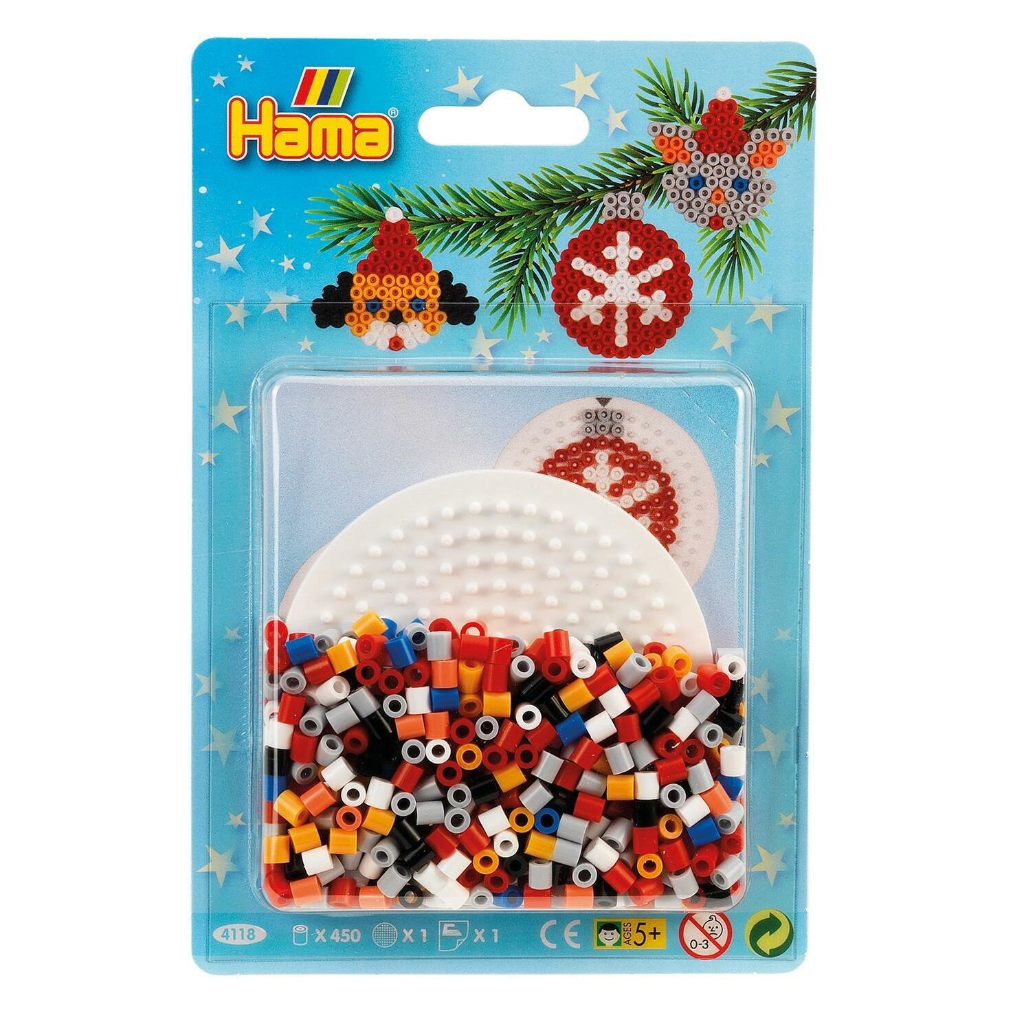Hama Perlen Hama midi blister lille jul, kugler til ophaeng (384118)