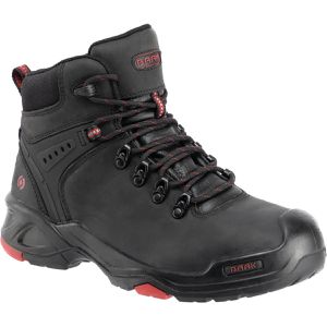 BAAK Sicherheitsschuhe Brooklyn, S3, Stiefel, Stahlkappe, Rindsleder, Gr. 48