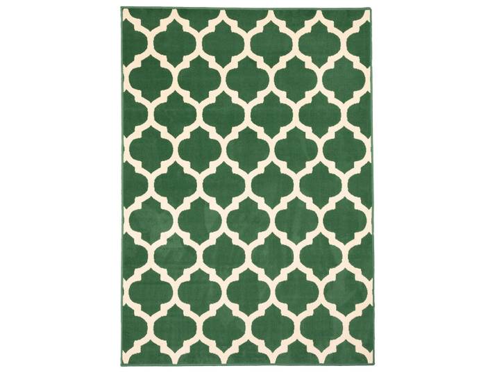 Pergamon Teppich Modern Trendline Fliesenoptik, Grün, 120x170 cm, Teppiche und Böden, Teppiche