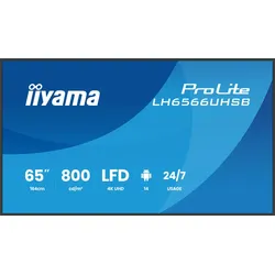 iiyama ProLite LH6566UHSB-B1AG Digital Signage Display 163,8 cm (65")