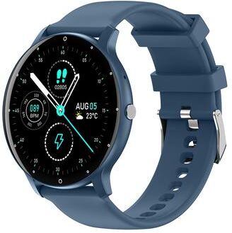 Shopalltechgadgets Bluetooth Smart Watch With Heart Rate Monitor & Waterproof Fitness Tracker blue