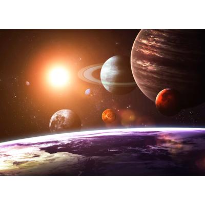 Fototapete PAPERMOON "Solar System", bunt, B:3m L:2,23m, Vlies, Tapeten