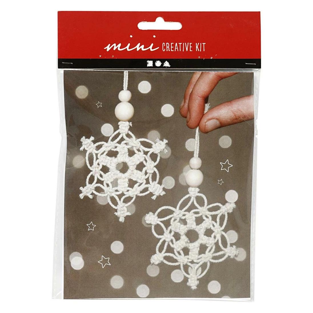 Creativ Company Bastelset Mini Schneeflocke 2 Stück (977409)