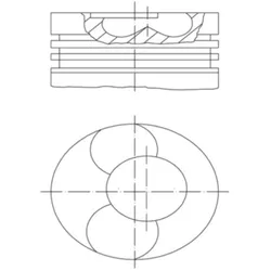 Kolben MAHLE 229 07 00