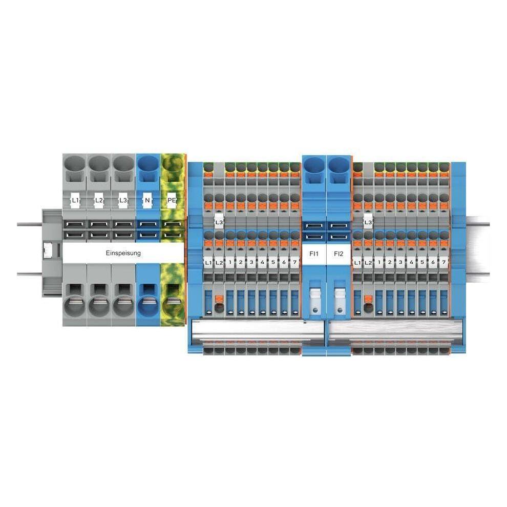 Wago TOPJOB S-Haupt- 821-109verteiler-Set FI,mit Drücker (821-109)