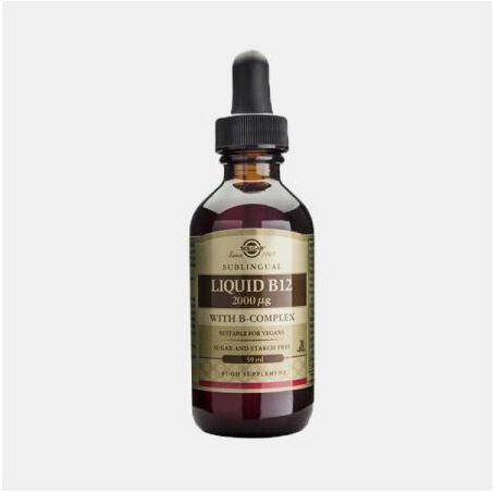 SOLGAR VITAMINA B12 2000UG WITH B-COMPLEX 59ML