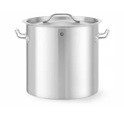 HENDI Hoher Schmortopf – mit Deckel, Budget Line, 36L, ⌀360x(H)360mm