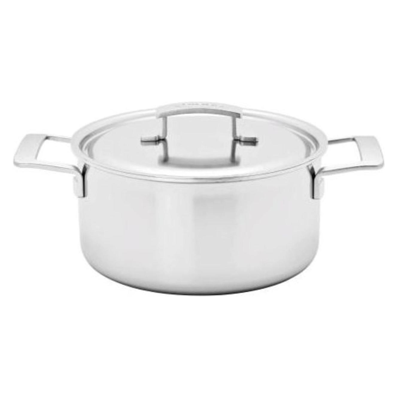 Demeyere Industry 5 Kochtopf mit Deckel D16cm 1.5lt (Kochtopf, Aluminium, Edelstahl) (67316)