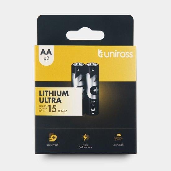 Uniross FR6 AA Ultra Lithium Batterijen 2 stuks