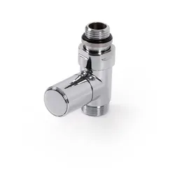 Terma Regel-Durchgangsventil CYLINDER GZ 1/2"-GZ 24-19 , TGZRCR009, Chrom TGZRCR009