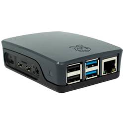 Raspberry Pi® 909-8138 SBC-Gehäuse Geeignet für: Raspberry Pi® B+, Raspberry Pi® 2 B, Raspberry Pi® 3 B, Raspberry Pi® 3 B+ Schwarz SC0062