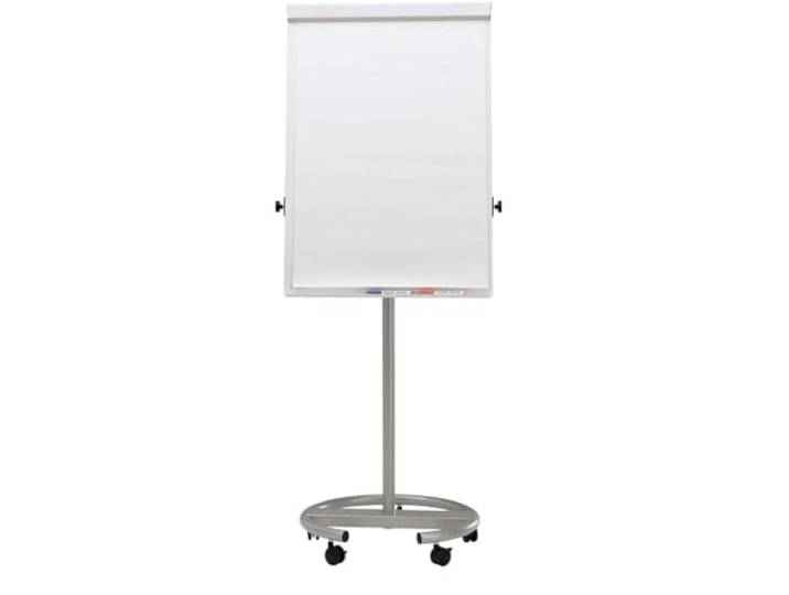 MAUL Flip-overbord MAULoffice zilver verrijdbaar in hoogte verstelbaar