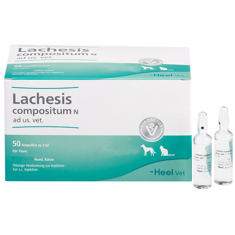 Lachesis Compositum N ad us.vet.Ampullen 50 St Ampullen