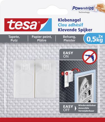 TESA 77772 Klebenagel Weiß Inhalt: 2St.