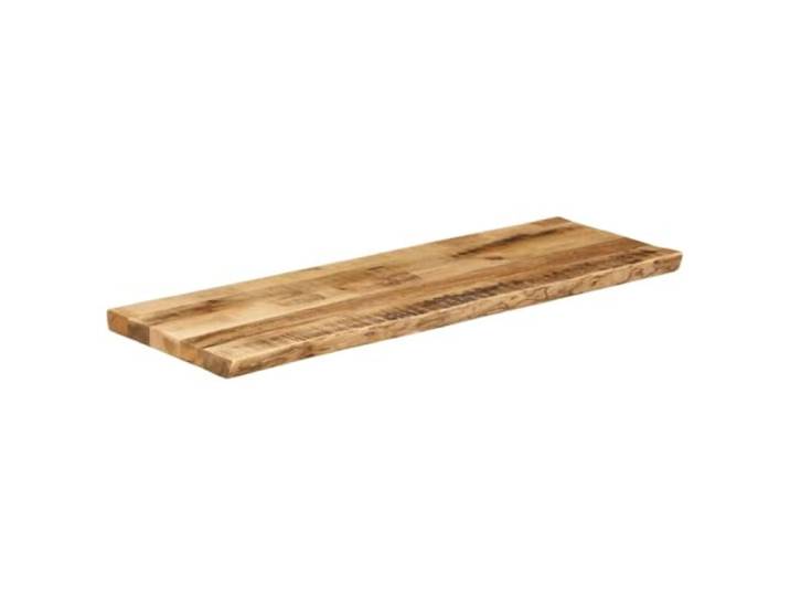 GFDWPUY Mango Holz Tischplatte mit Baumkante 110x40x2,5 cm Massives Tropenholz, Ersatztischplatte, rustikale Naturkante, für Esszimmer und Gewerbe