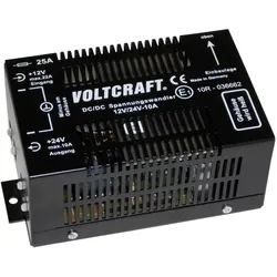 Voltcraft, Spannungswandler, DC/DC-Wandler 12/10 24 V/DC/10