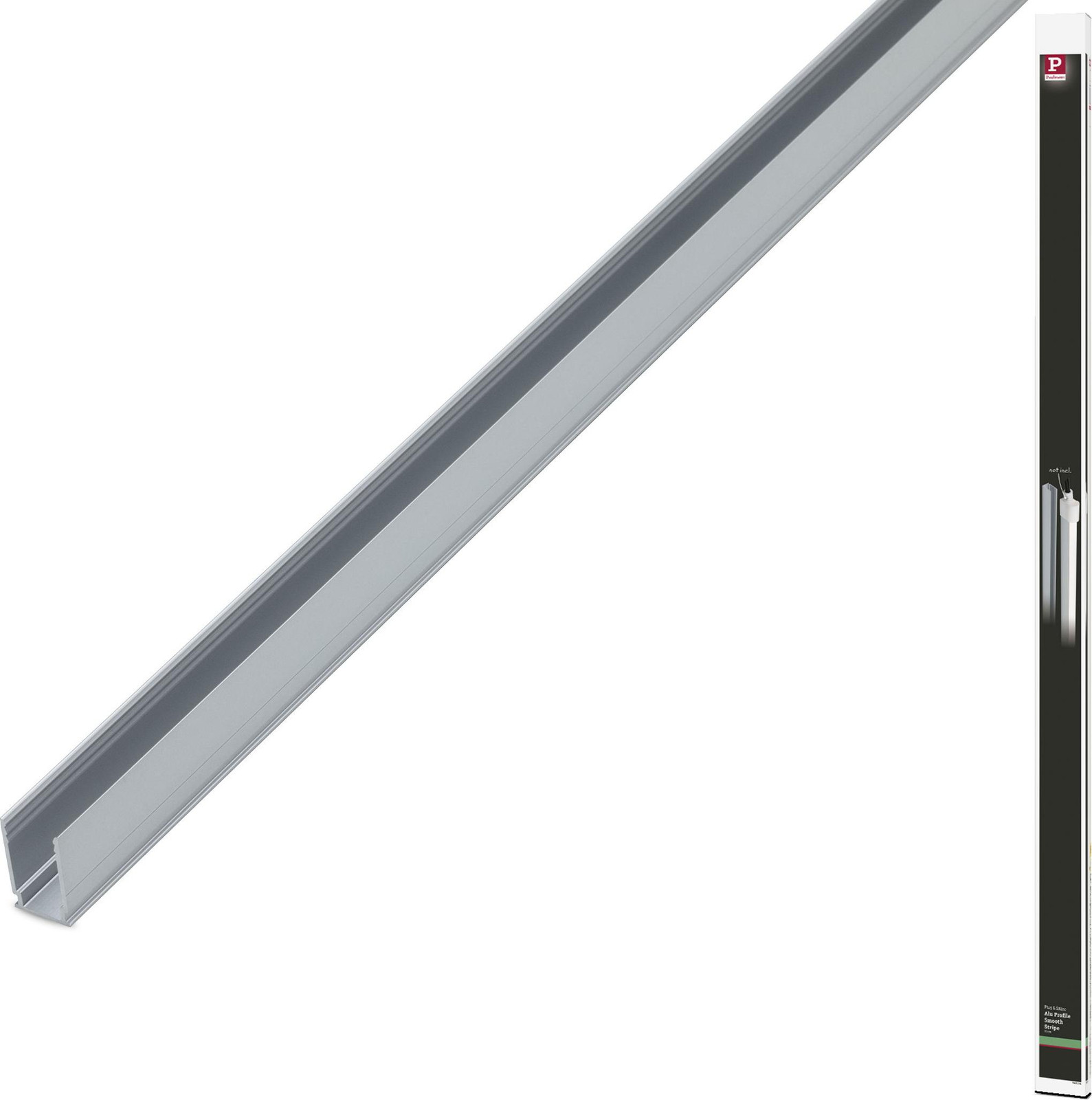 Paulmann Plug & Shine LED-strip aluminiumprofiel warm wit