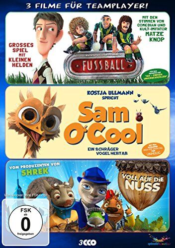 3 Filme für Teamplayer! Fußball - Großes Spiel ... / Sam O'Cool / Voll auf die Nuss [3 DVDs] - Preis vom 11.10.2026 03:10:56 h