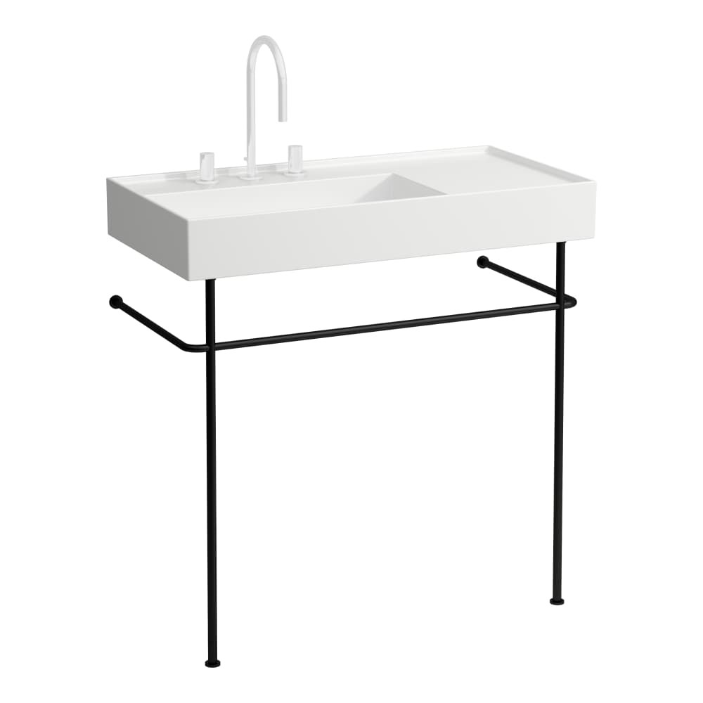 LAUFEN LANI Untergestell 900 x 420 für Waschtische Kartell • LAUFEN, Schwarz matt H3869654500001