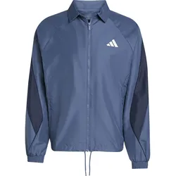 adidas Stadium Polyjacke Herren | Gr. S | blau - blau