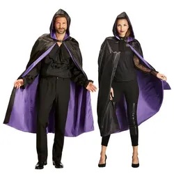 Umhang unisex, schwarz/lila
