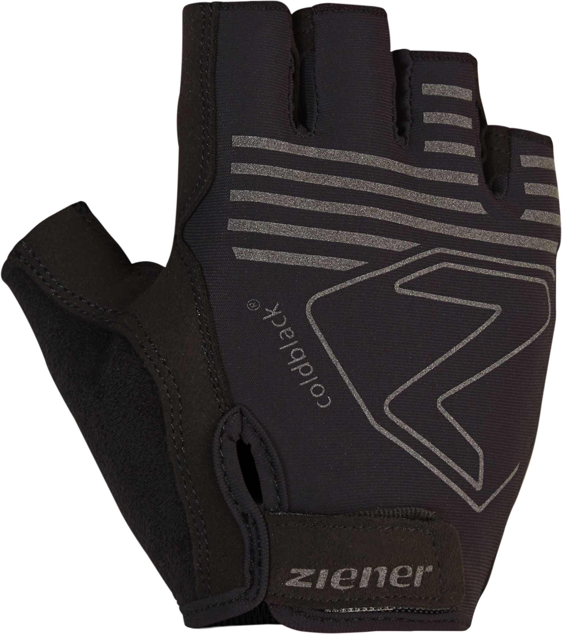 Fahrradhandschuhe ZIENER "CANSO-Z", Herren, Gr. 8, schwarz, Materialmix, Handschuhe Fahrradhandschuhe schwarz 8