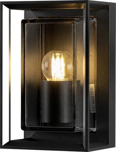 Konstsmide Brindisi 7886-750 Außenwandleuchte E27 20W Schwarz