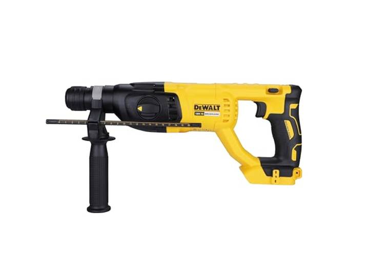 DEWALT Perforateur-Burineur SDS-PLUS Brushless 2.6J 18V Sans Fil\, Sans Batterie - Diamètre de Perçage Max. 13mm - Vitesse 1550tr/min DCH133N-XJ